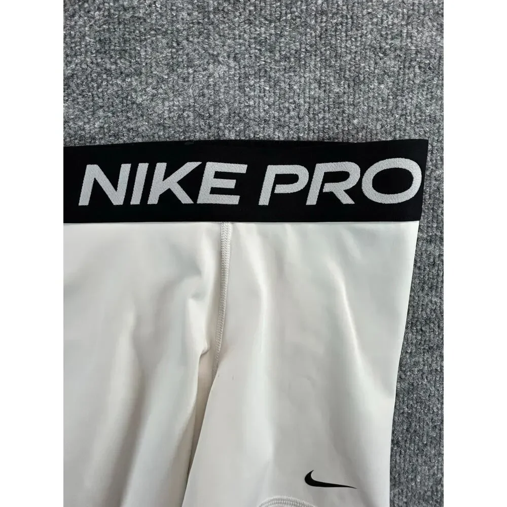 Nike Pro Dri-FIT Compression Shorts 3-Pack Bundle White Black WM XS/S Athletic